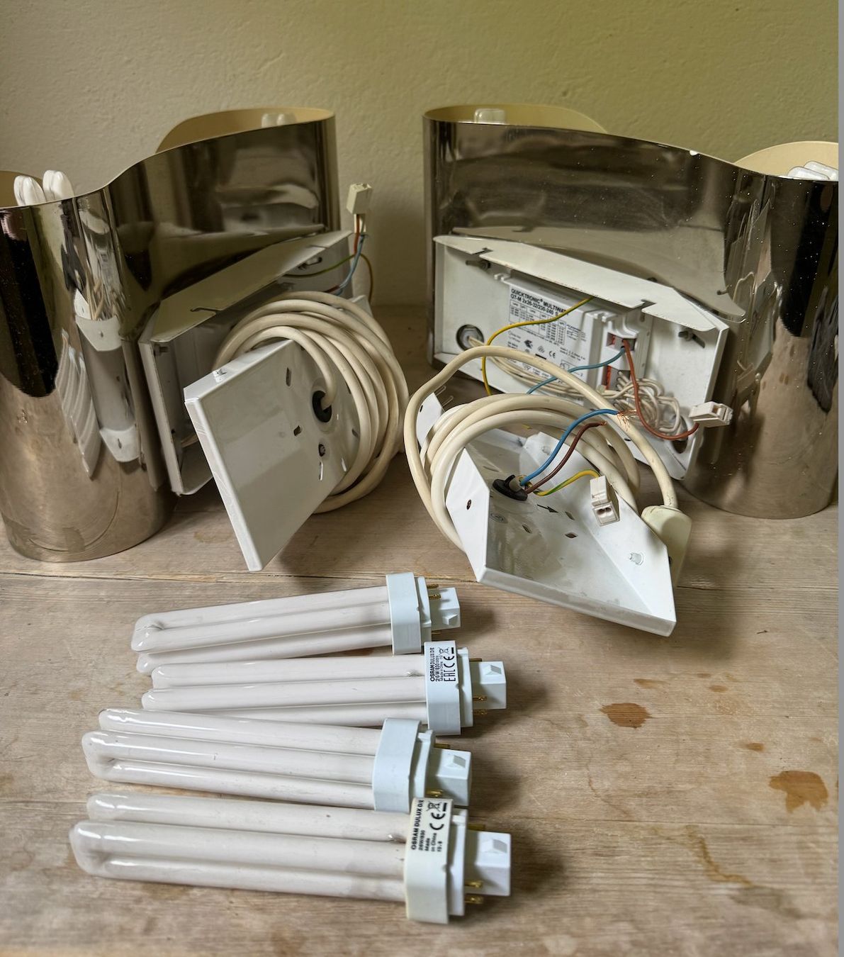 Flos Lampen: Flos Foglio Led Wall Lamp E27 Chrome – Gebraucht aus Zürich von monika2404 1