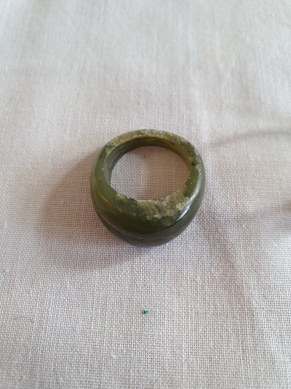 Anelli: 2er Set Vintage Ringe Serpentin/Malachit – Usato da Uitikon-Waldegg venduto da romatis 4