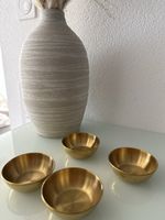 4 kleine Schalen Messing goldfarben guter Zustand