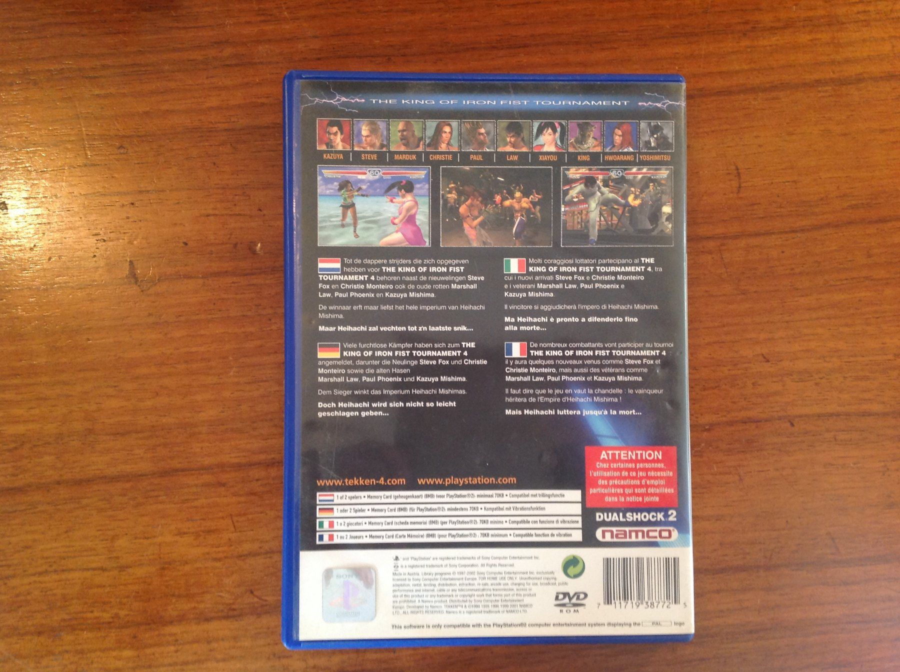 Sony Jeux: game - PS 2 Tekken 4 – D'occasion à Vuiteboeuf par broticaire 2