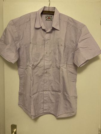 Ab 12.- kurzarm Herren Hemd Grösse L 41/42 vintage retro
