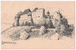 Lenzburg, Federzeichnung um 1900