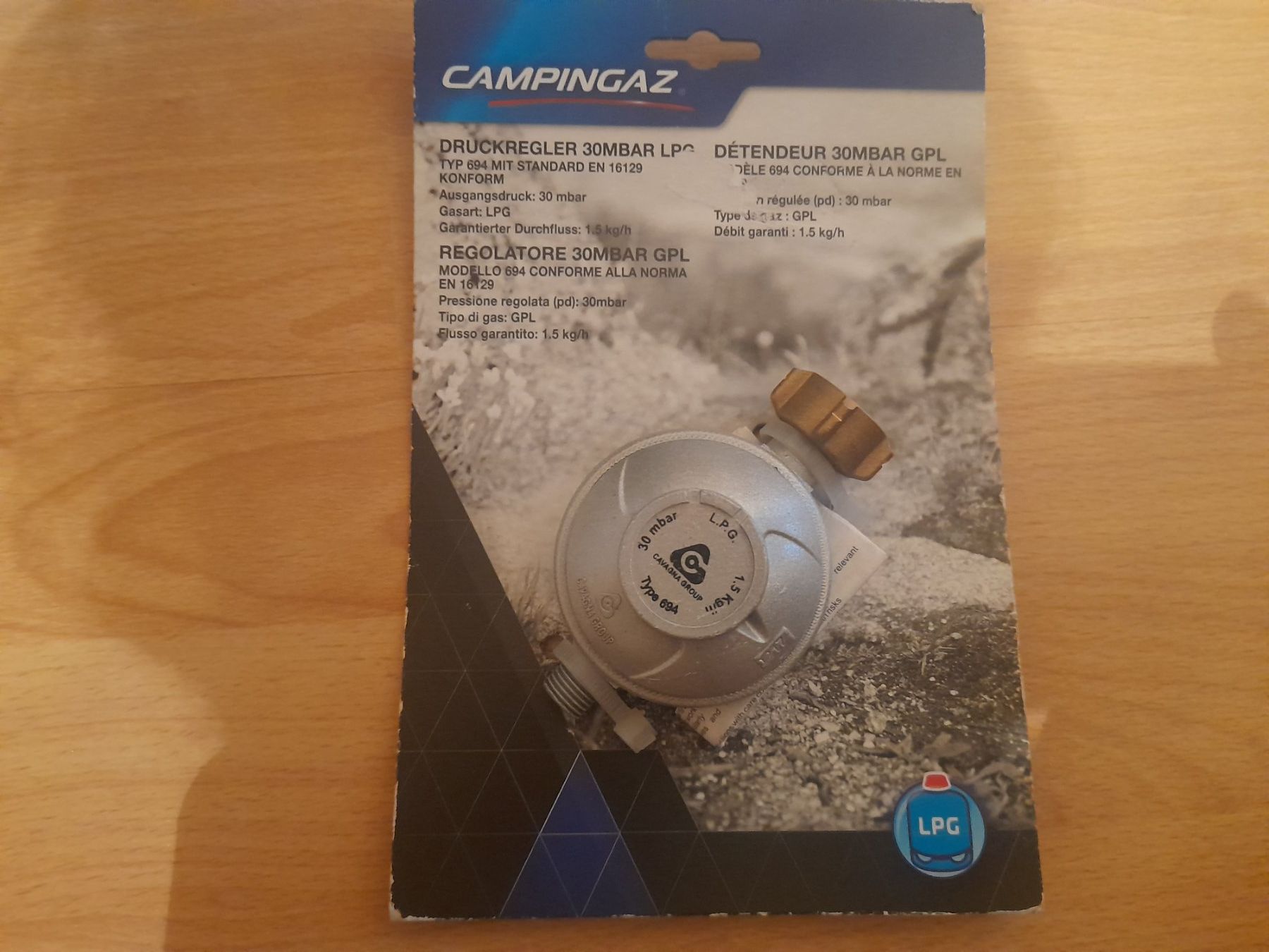 Unità & Adattatore: Campingaz Druckregler 30mbar LPG – Nuovo e nell'imballaggio originale da Lustmühle venduto da chevi03