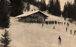 Gstaad. Horneggli Ski-Hütte