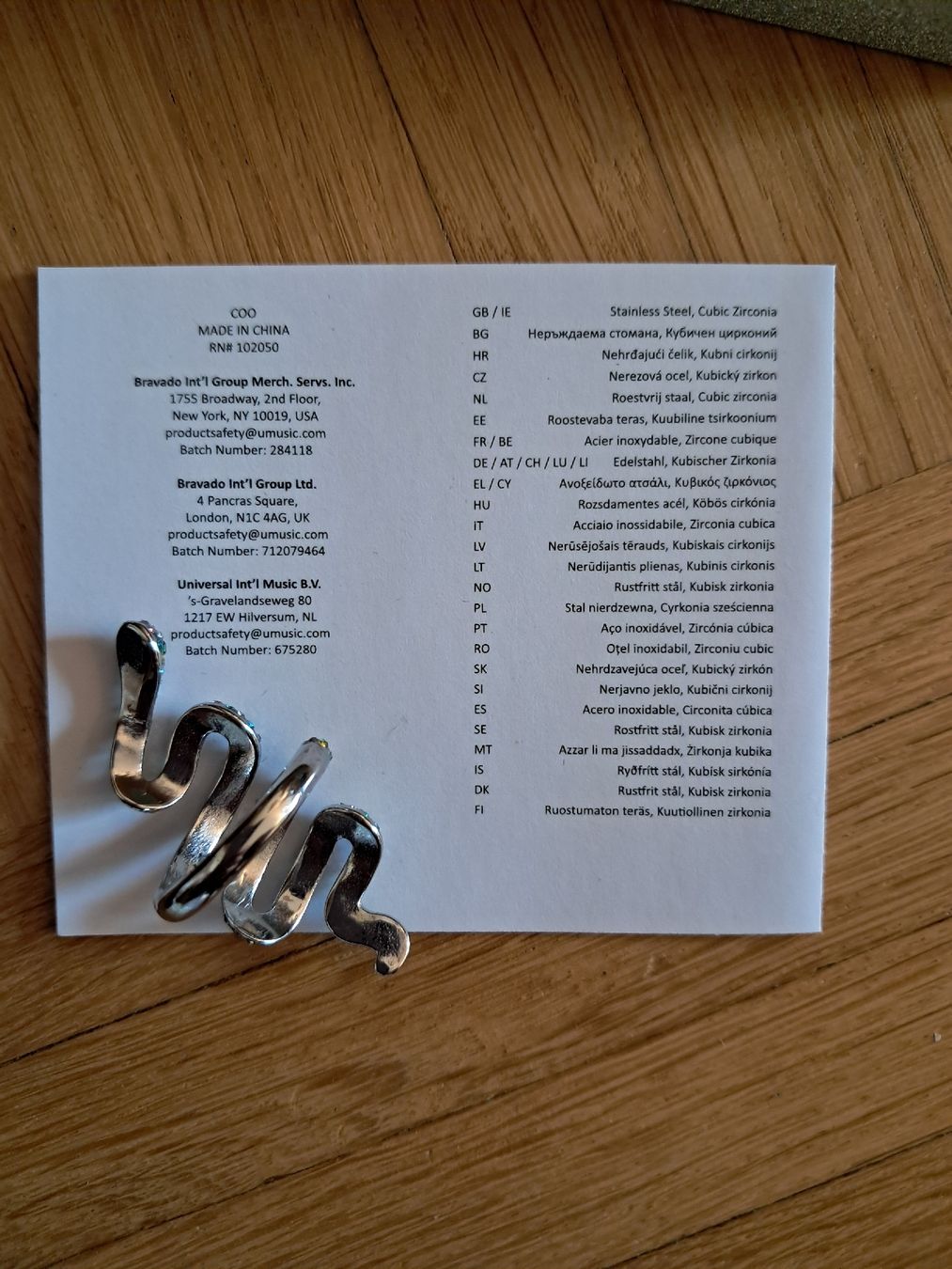 Anelli: Taylor Swift - Snake Ring - Gr. 6 – Nuovo (secondo la descrizione) da Obfelden venduto da Eva_32 1