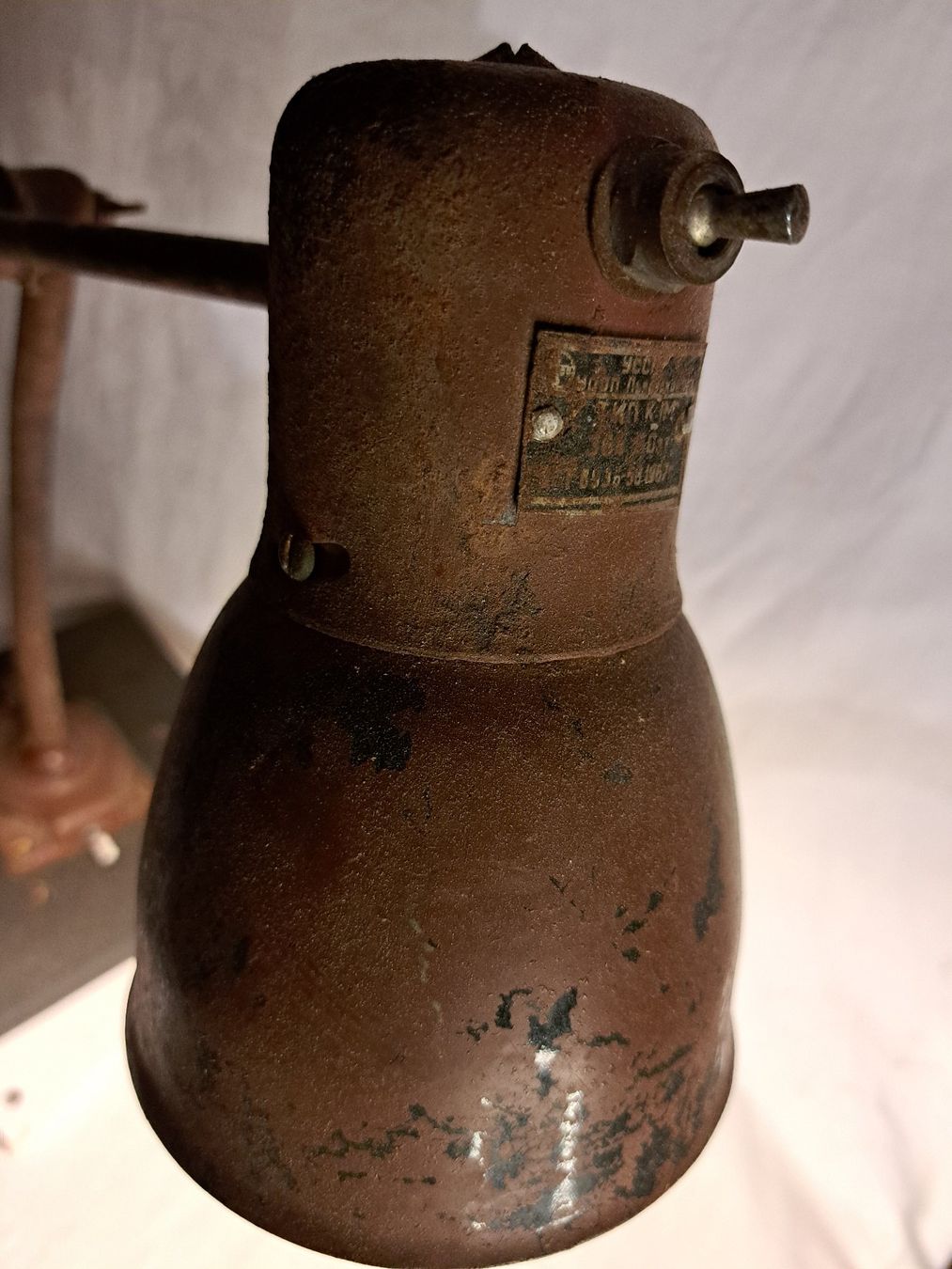 Lampade: ANCIENNE LAMPE D'ATELIER – Usato da couvet venduto da carlin01 3