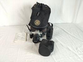 CANON EOS 500N Set mit Tasche und 2 Objektiven