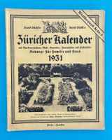 Bürkli’s ZÜRICHER KALENDER 1931