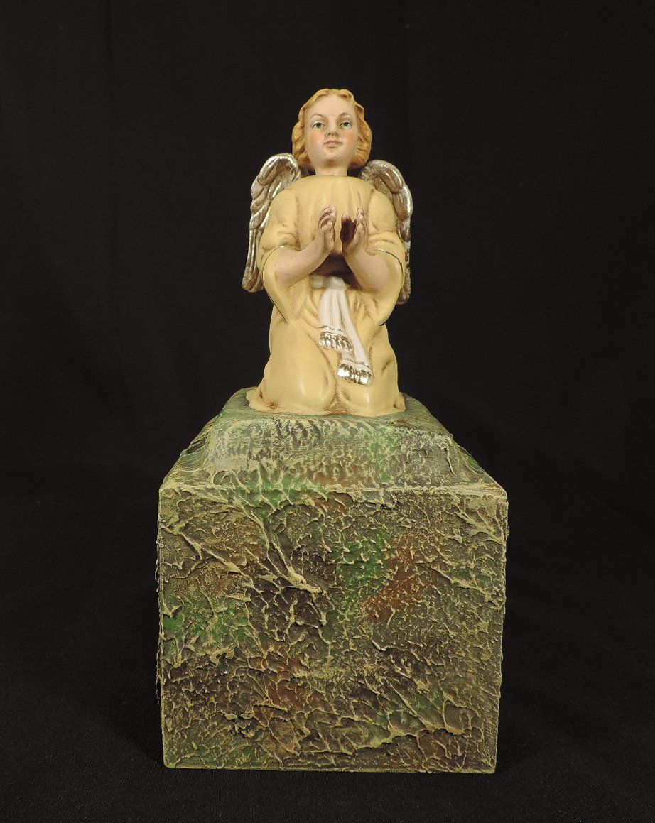 Statuette: Nickfigur, Spendenkasse, Engel Kollekte – Nuovo e nell'imballaggio originale da Duggingen venduto da doogbua 1