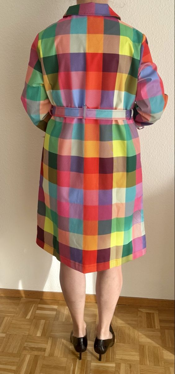 Mäntel: Trenchcoat mit buntem Karomuster – Neu und originalverpackt aus Muttenz von stoeberi01 3