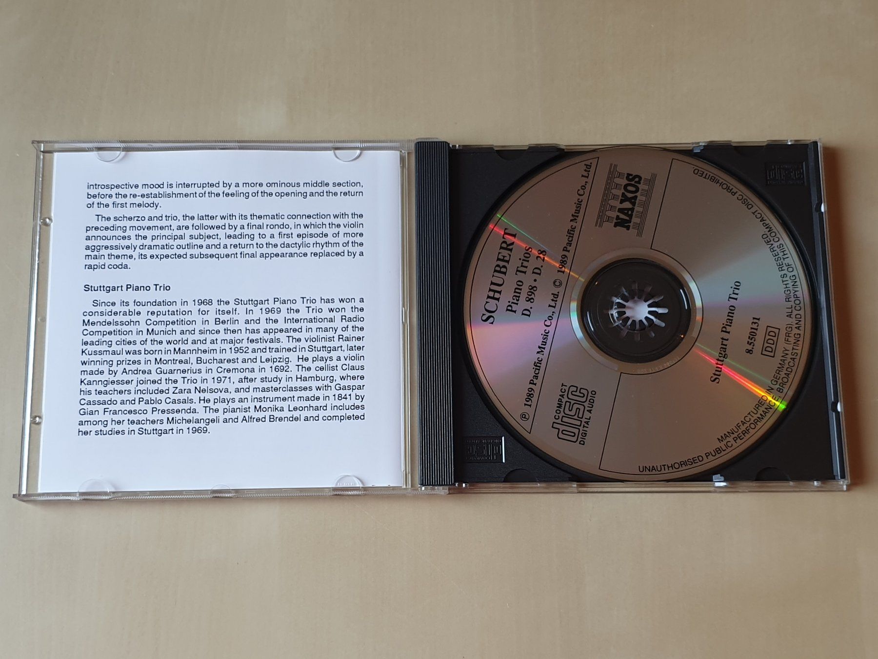CDs: Schubert Piano Trios – Gebraucht aus Stansstad von collectorsshop 2
