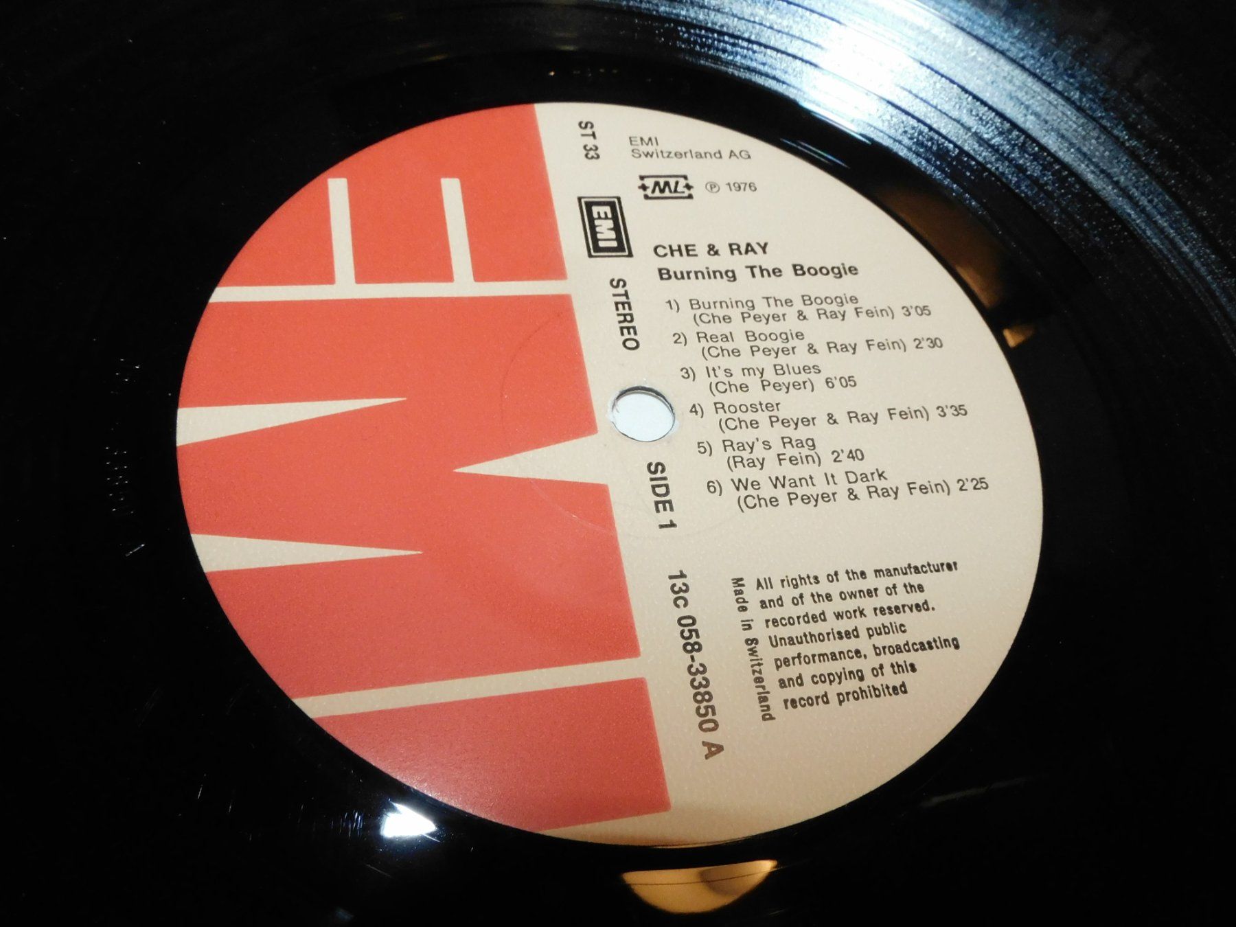 Dischi in vinile: LP -  1976 Che & Ray Burning the boogie - Schallplatte    LP – Usato da Sursee venduto da 76 2
