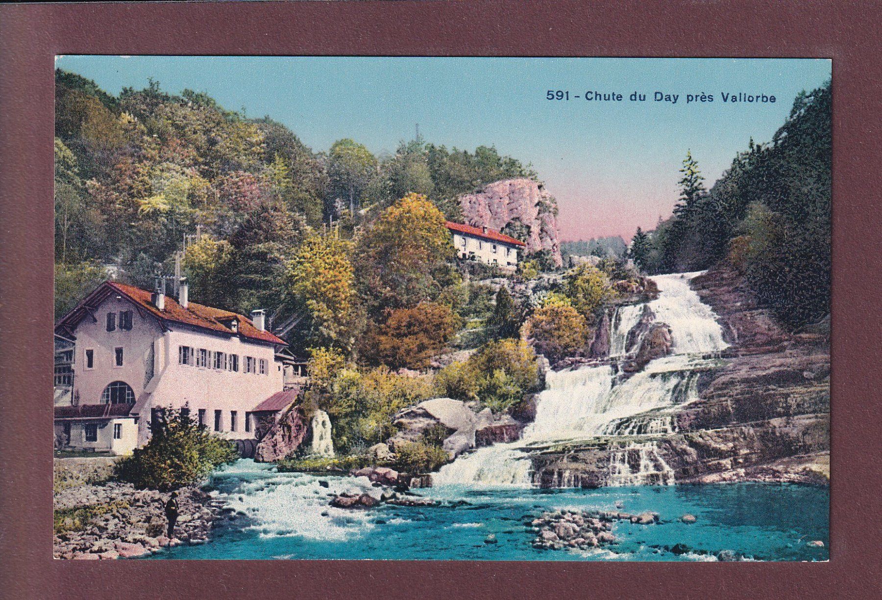 Cartes postales: CHUTE DU DAY près Vallorbe – D'occasion à Pully par nicecards