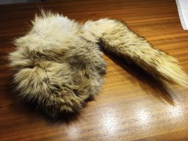 Fuchsfellmütze, Wintermütze, Pelzmütze, sehr warm, Top!