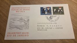 1961 Erstflug Frankfurt -Rio de Janeiro