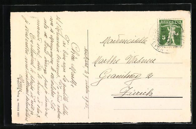 Cartoline postali: Neuchâtel, Les Parcs et le Haut de la v – Usato da Berlin venduto da bartko-reher 1