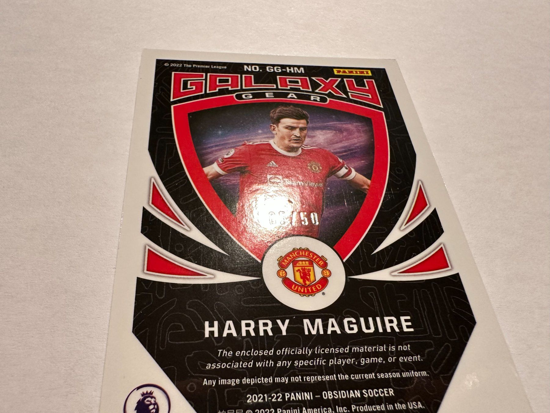 Panini Carte collezionabili: 2021 Panini Obsidian Harry Maguire Patch /50 – Usato da Hagendorn venduto da Pokecollectorch 7