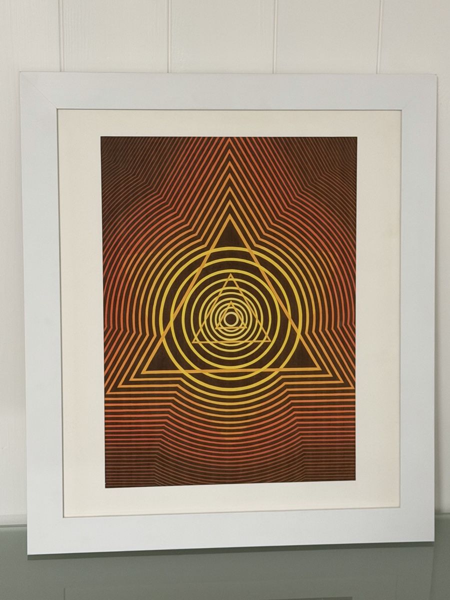 Foto & Immagini: Gerahmtes Druck Bild - Geometrisches Muster – Usato da Gunten venduto da starfish3