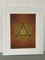 Gerahmtes Druck Bild - Geometrisches Muster