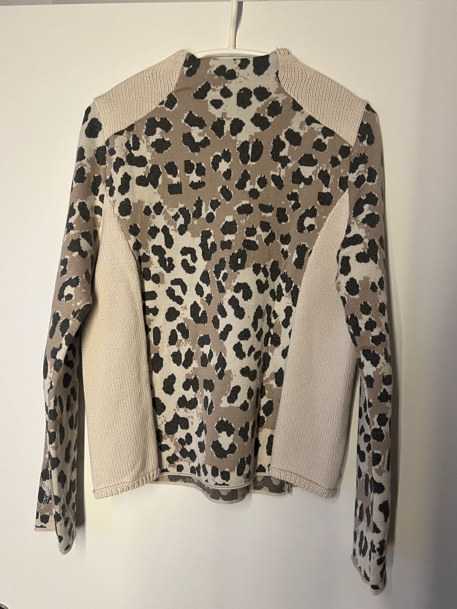 Monari Maglioni & Felpe: Monari Pullover mit Leo Muster, Gr. 38, Top Zustand! – Usato da Langenthal venduto da Alperose_5 6