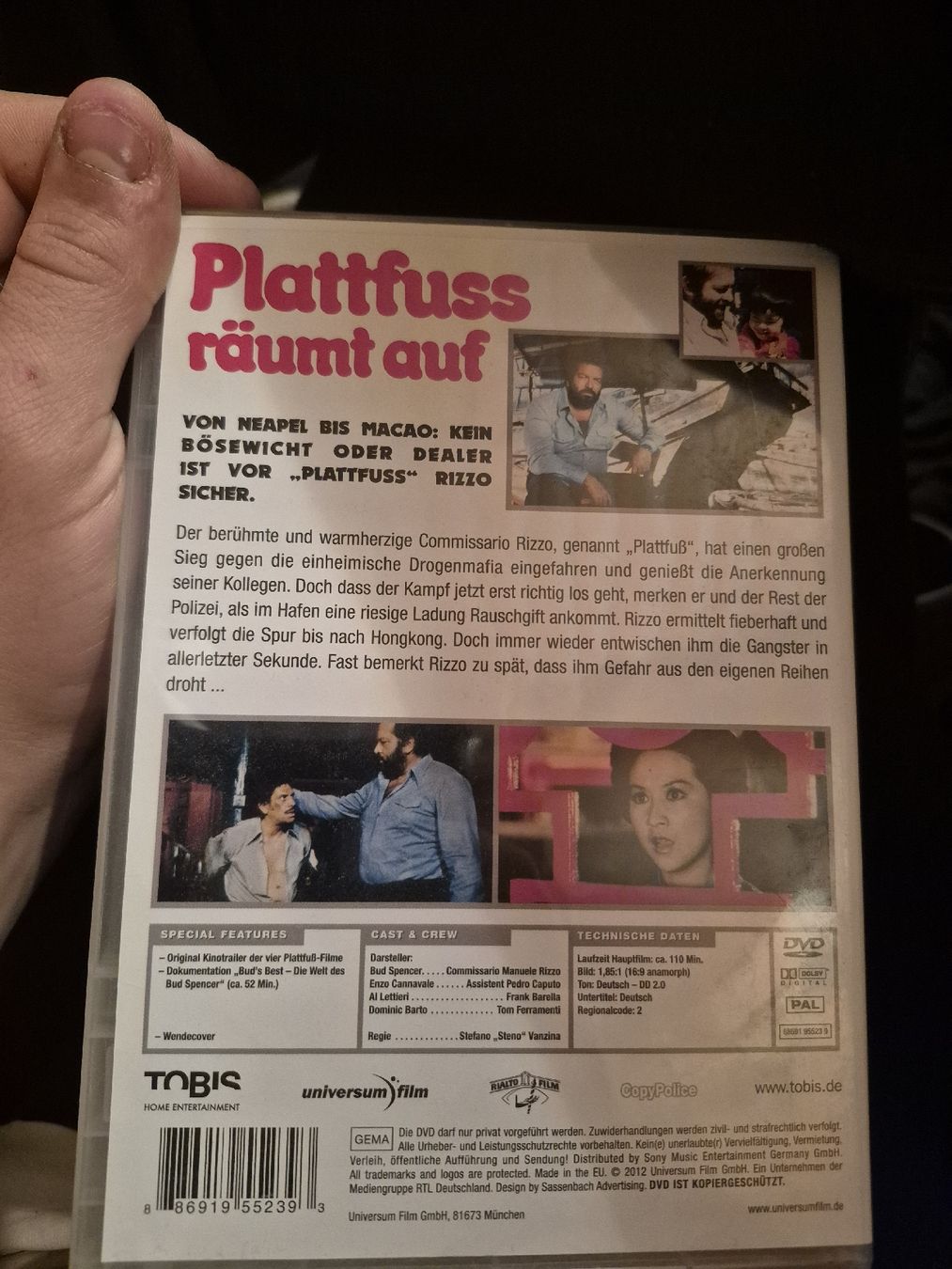 Tutti i DVDs: Bud Spencer plattfuss räumt auf. Dvd – Nuovo (secondo la descrizione) da Savognin venduto da and_ttt8 1