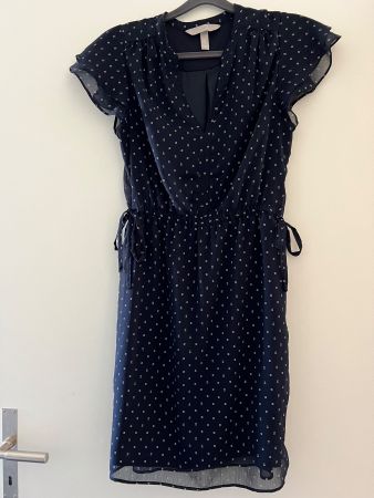 H&M Sommerkleid, Gr. 36, Dunkelblau, top Zustand