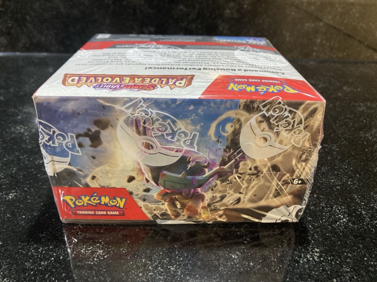 Pokémon Carte collezionabili: Paldea Evolved Display English Sealed + Acryl Case – Nuovo e nell'imballaggio originale da Wohlen AG venduto da Liridon22 6
