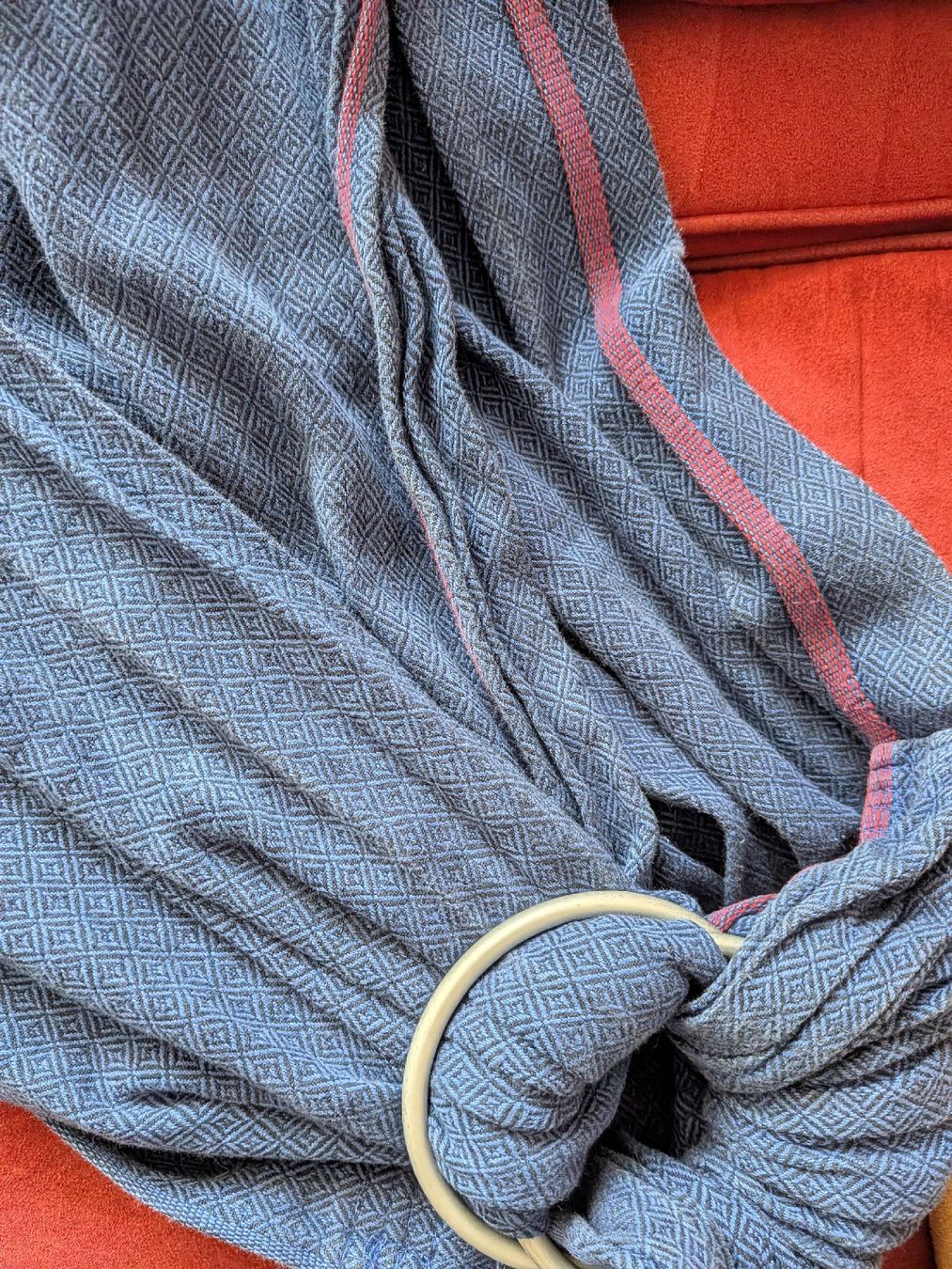 Marsupi portabebè: Blue Ring Sling Baby Carrier  – Nuovo (secondo la descrizione) da Genève venduto da Loloana 3
