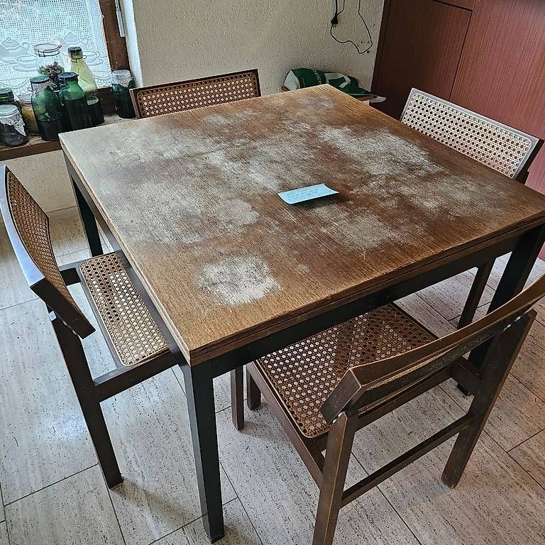 Stühle: Willy Guhl, Modell 3100 – Gebraucht aus Stetten AG von Wurzel010 1