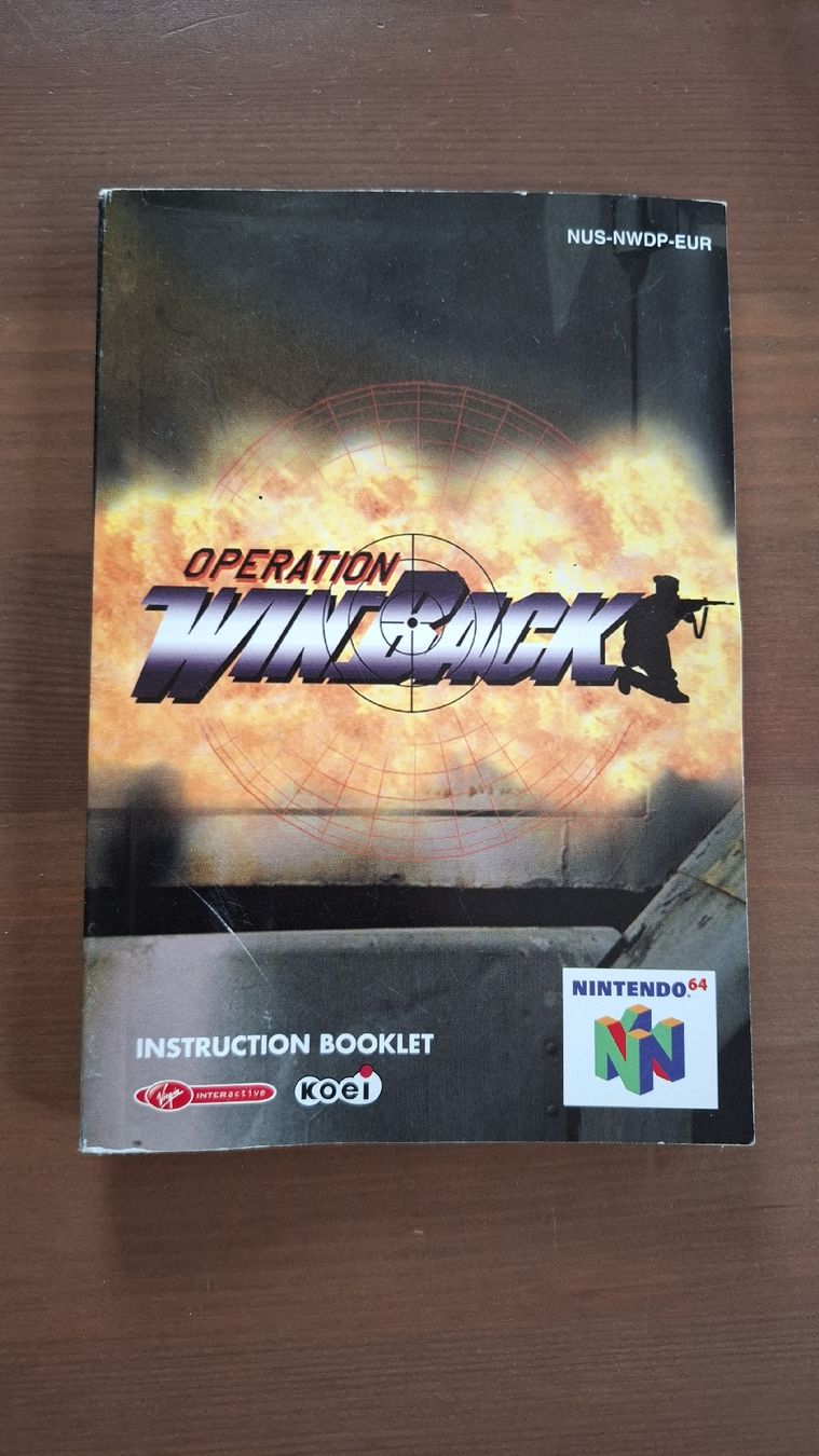 Giochi: Manuel d'instruction Operation Winback N64 – Usato da Fiaugères venduto da Fiaugeres1609