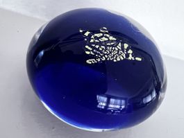 Murano Paperweight Katze – Maestri di Murano – Cobalt Blue A