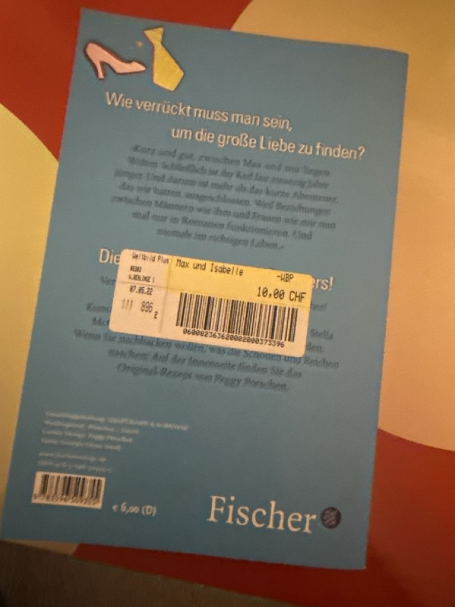 Bücher: Daniel Bielenstein: Max und Isabelle – Gebraucht aus Zürich von Krikri21 2