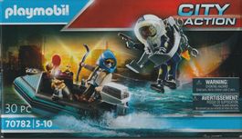 PLAYMOBIL  CITY ACTION 70782 JETPACK DELLA POLIZIA E LADRO D