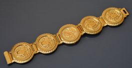 Gianni Versace Medusa Armbanduhr montre Goldplated