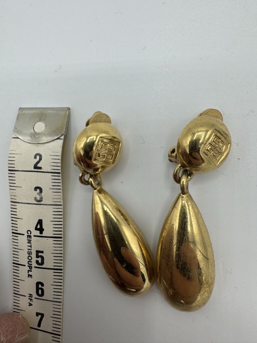 Orecchini pendenti & Orecchini a lobo: Givenchy, boucles d'oreilles pendantes vintage, – Usato da Vésenaz venduto da Angela.C3 4