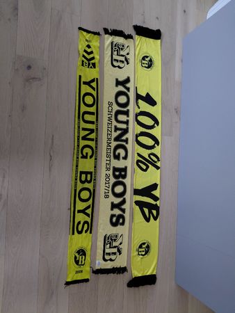 3 stkSchals Young Boys BSC 2008 / 2017-18 / 100% yb