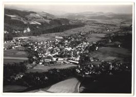 Fotografie Oberburg, Fliegeraufnahme mit