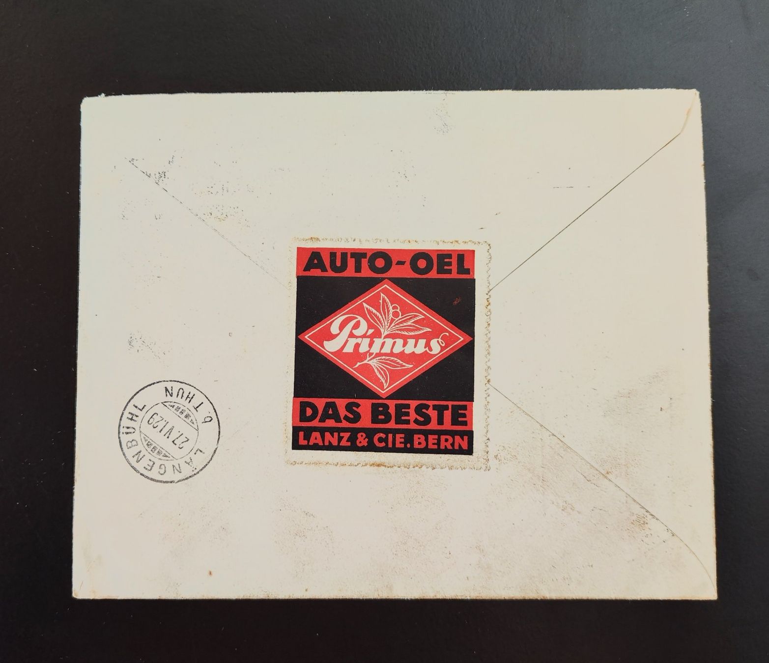 Buste & buste per spedizione: Couvert Lanz Bern 1929 – Usato da Lenzburg venduto da Dani_Lenzburg 1