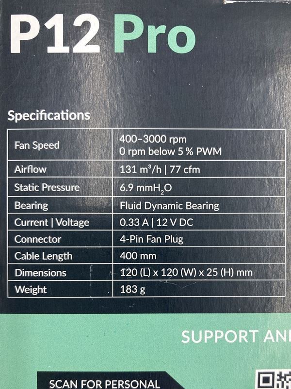 Ventilatori: ARCTIC | P12 Pro | 120mm | PC-Lüfter | Schwarz – Nuovo (secondo la descrizione) da Wittenbach venduto da Restwert_St-Gallen 2