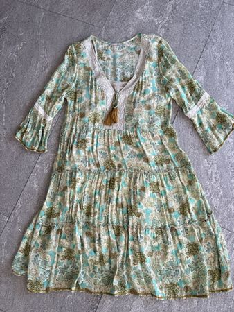 Sommerliches Maxikleid Grösse M von Nile mit Blumenmuster
