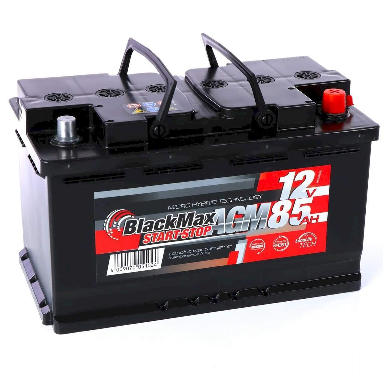 Batterie: BlackMax Start-Stop AGM 12V 85Ah – Nuovo e nell'imballaggio originale da Bottighofen venduto da zaap 2