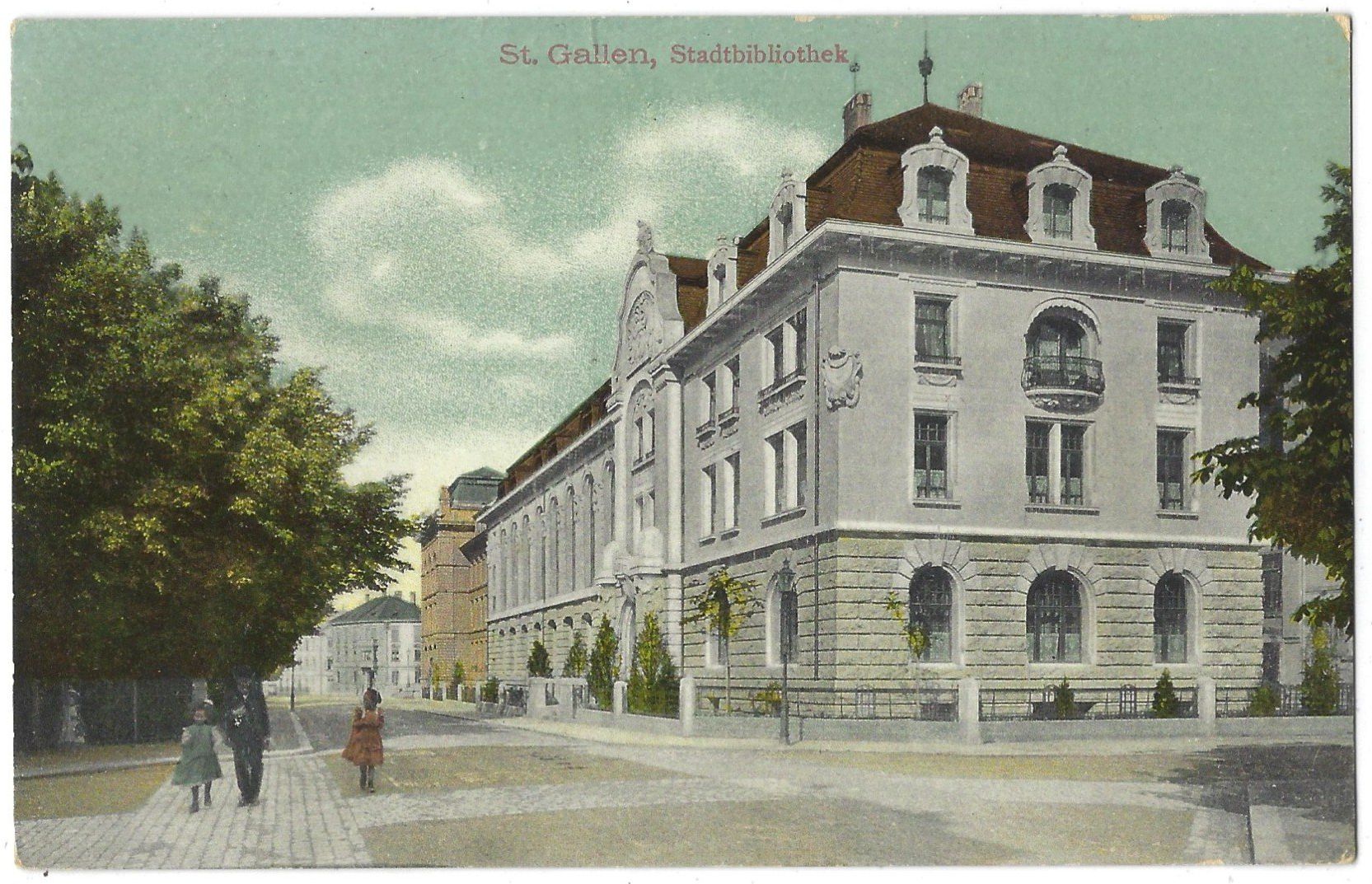 Cartoline postali: St.  Gallen,  Stiftbibliothek – Usato da Bütschwil venduto da Jackson1A