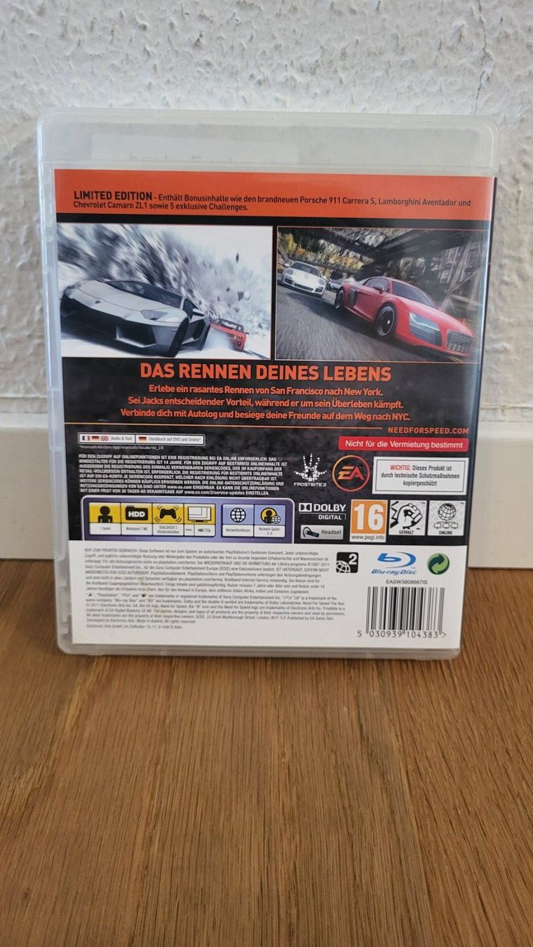 Sony Jeux: PS3 - Need for Speed The Run – D'occasion à Münsingen par DigitaleSpielecke 1