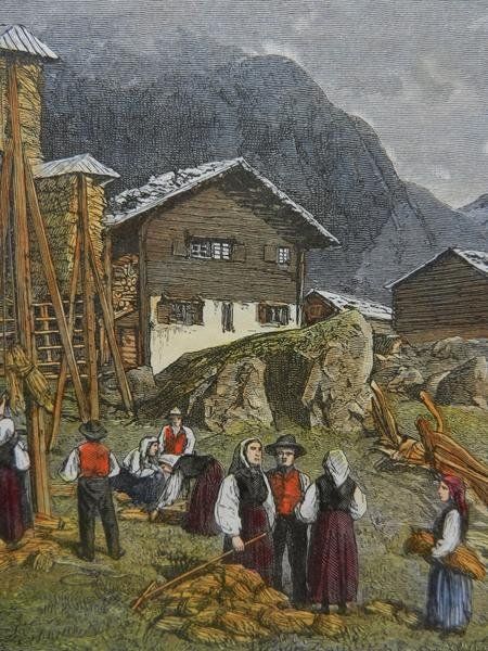 Incisioni: Val Medels koloriert – Usato da Risch venduto da Rischli15 4