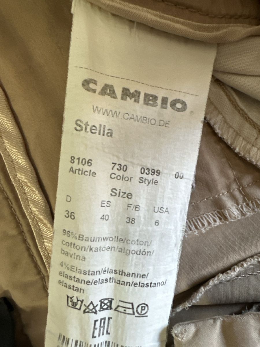 Cambio Pantalons: CAMBIO Stella Damen Hose, Grösse 36, helles Braun – D'occasion à Aarau par Sonne7274 2