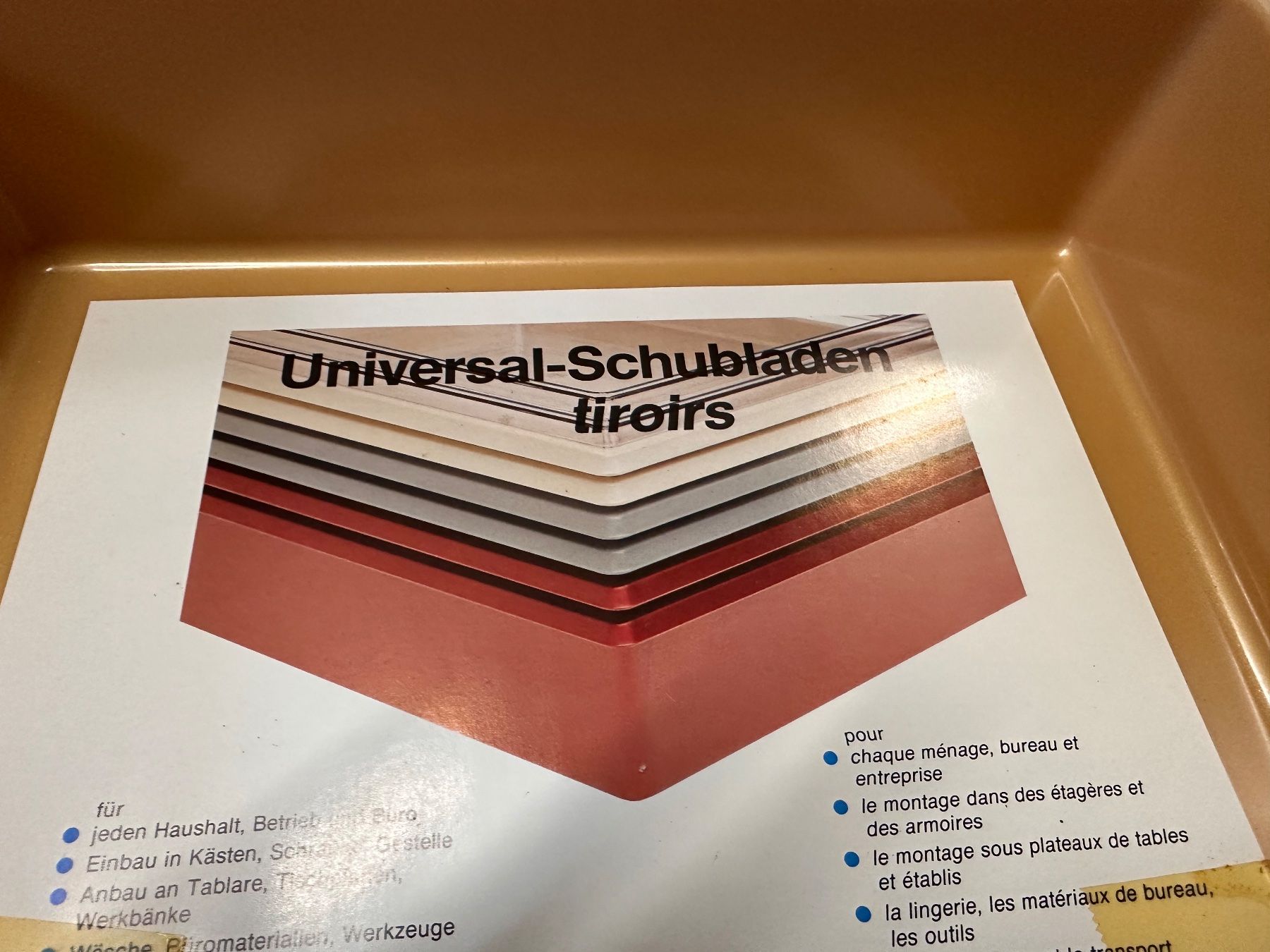 Contenitori & Simili: neu Universal Schublade, Sortierbox, stapelbar, 285x355x60mm – Nuovo (secondo la descrizione) da Necker venduto da liq24 2