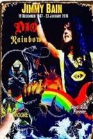 Jimmy Bain Dio/Rainbow Blechschild Metal Rock Band