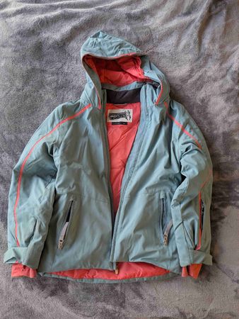 Veste Spyder bleu et corail taille 140 