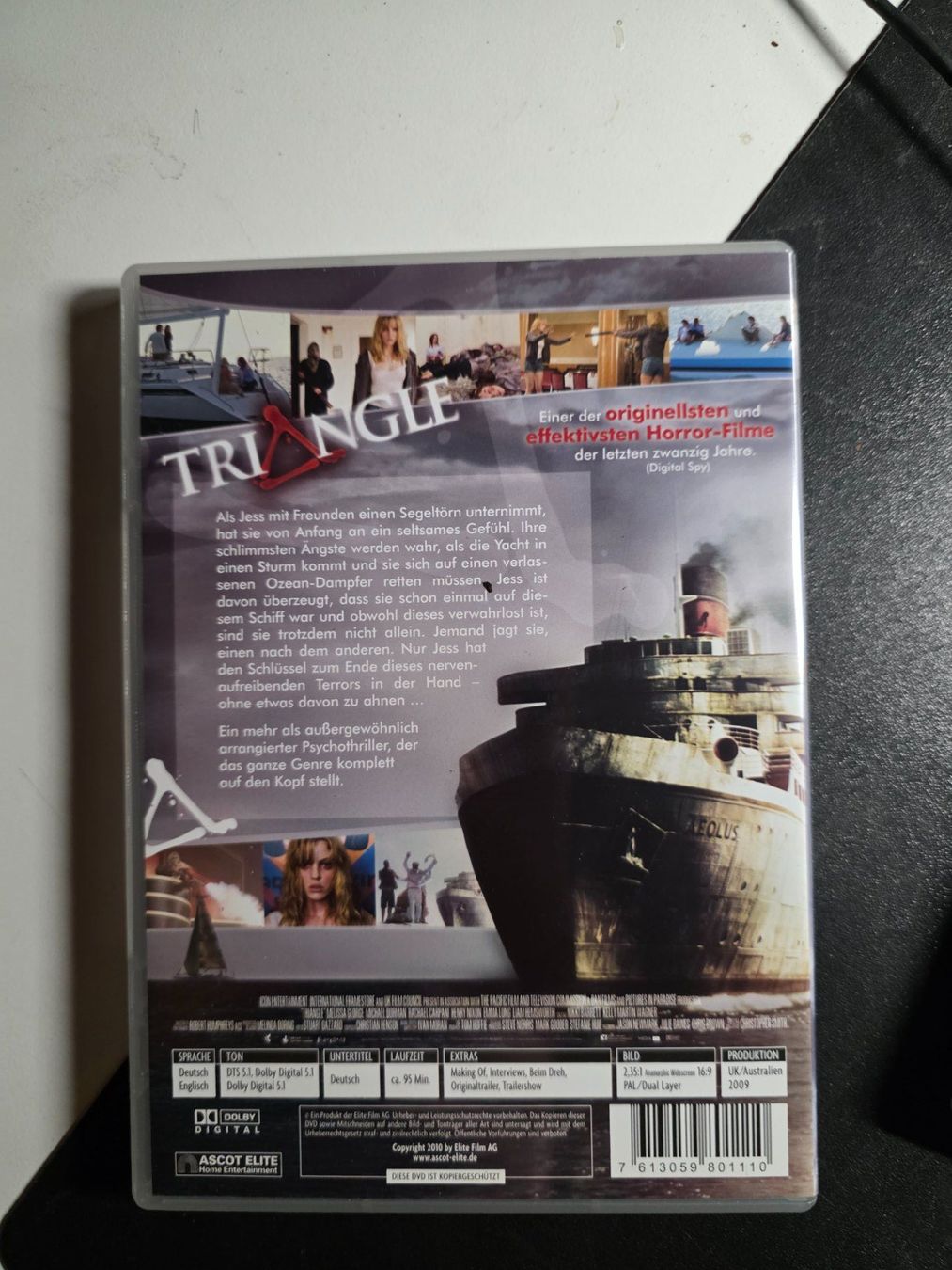 Tutti i DVDs: DVD - Triangle - Die Angst kommt in Wellen – Usato da Walterswil BE venduto da Lonitti 3