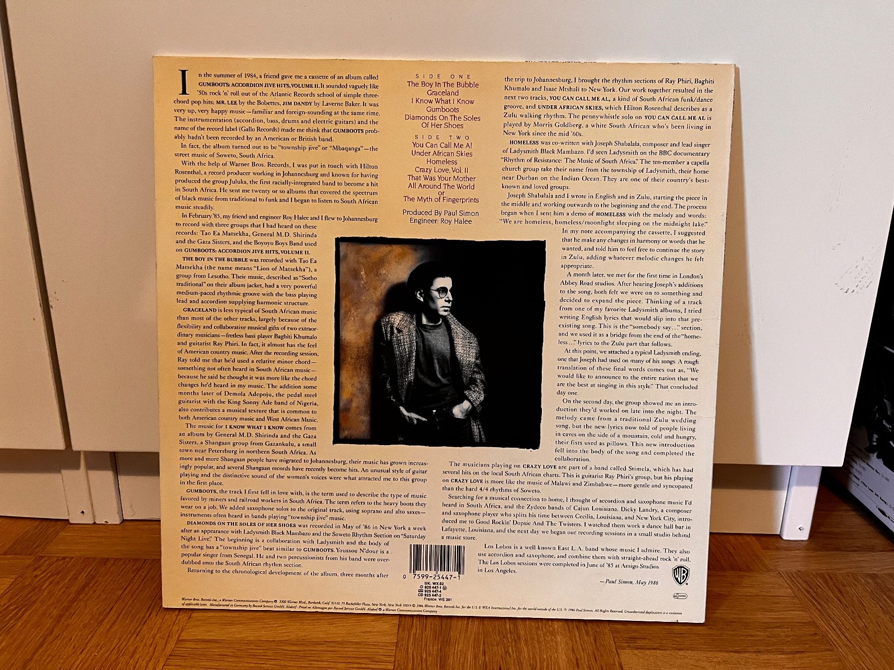Vinyles: Paul Simon - Graceland - LP Vinyl – D'occasion à Arlesheim par Vinylpferd 1